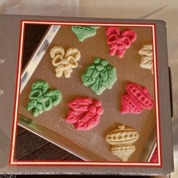 New Nordic Ware Holiday Christmas Cookie Stamp,3 Piece Set